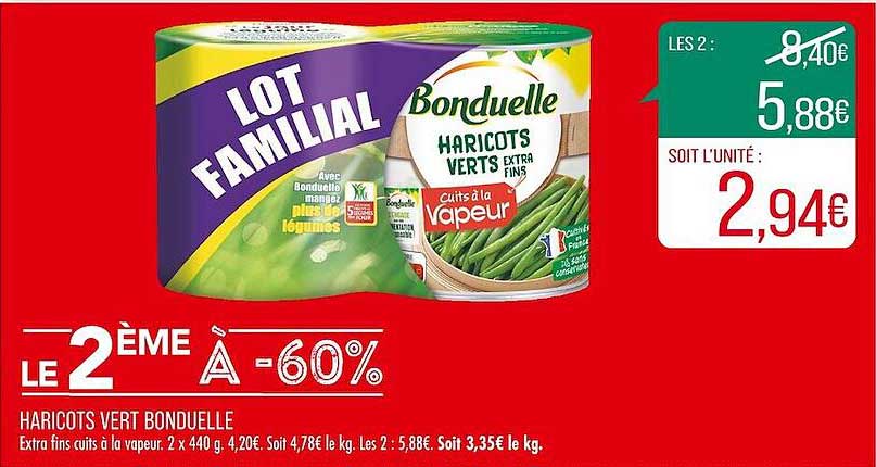 Haricots Vert Bonduelle