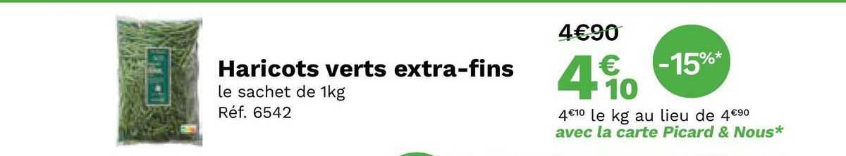 haricots verts extra-fins