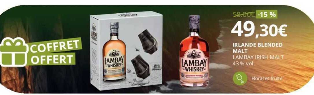irlande blended malt lambay irish malt -15%