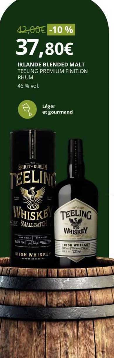 irlande blended malt teeling premium finition rhum
