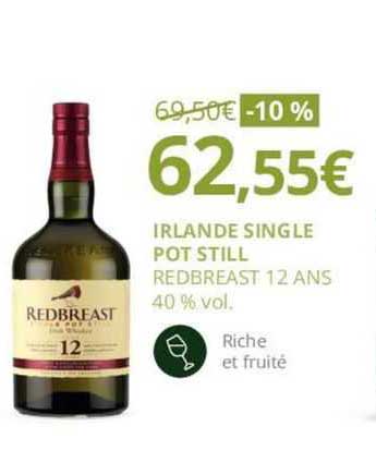 irlande single pot still redbreast 12 ans