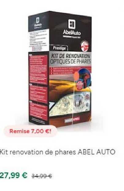 kit renovation de phares abel auto