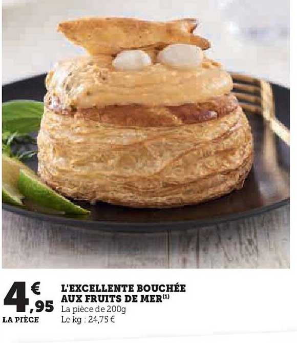 L'excellente Bouchée Aux Fruits De Mer