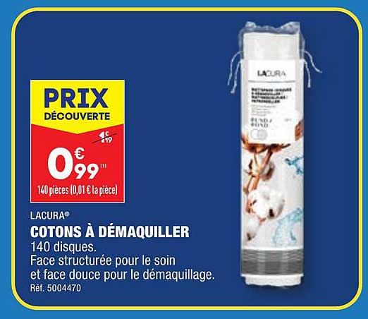 Lacura Cotons à Démaquiller