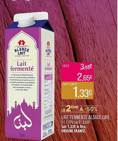 Lait Fermenté Alsace Lait