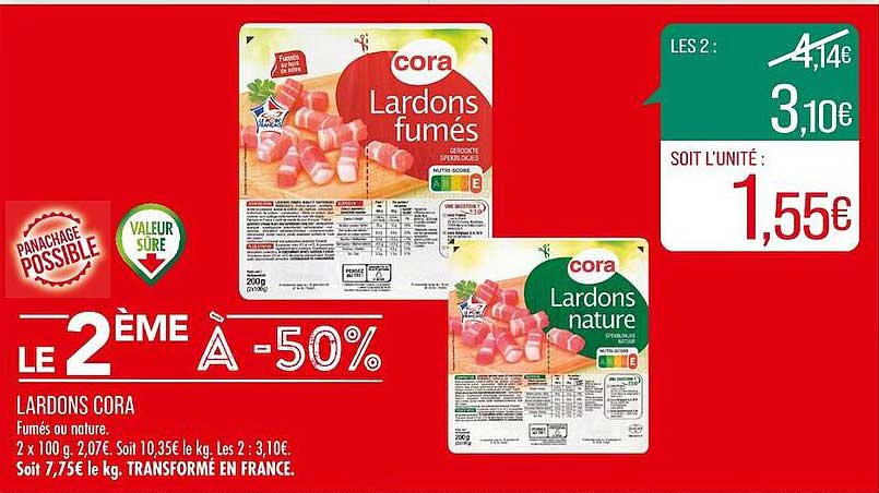Lardons Cora