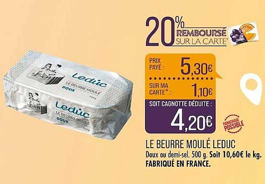 le beurre moulé leduc
