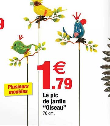 le pic de jardin "oiseau"