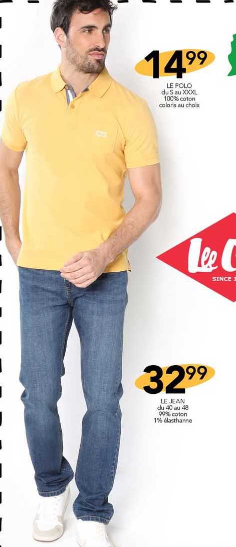 le polo, le jean lee cooper