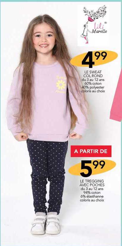 le sweat col rond, le tregging avec poches