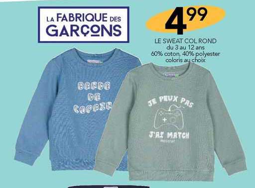 le sweat col rond