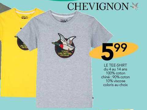 le tee-shirt chevignon