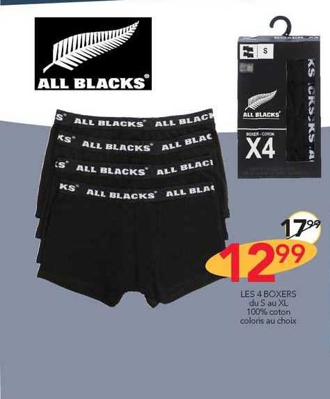 les 4 boxers all blacks