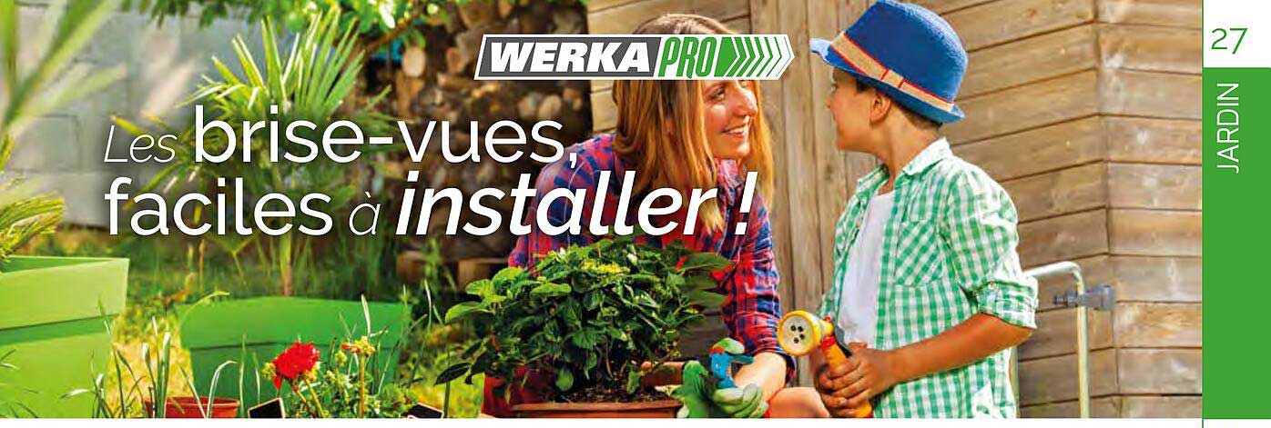 les brise-vues faciles à installer werka pro