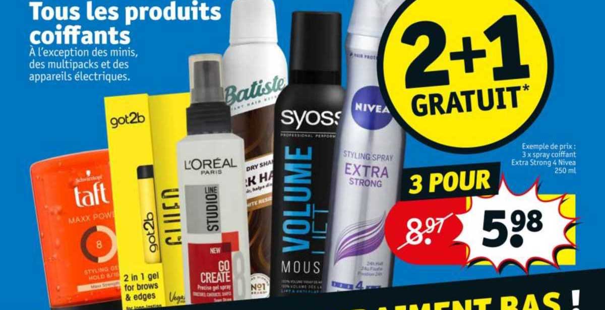 les produits coiffants