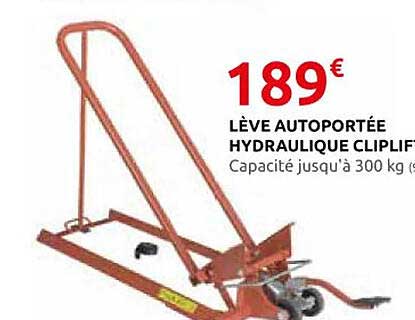 lève autoportée hydraulique cliplif