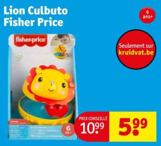 lion culbuto fisher  price