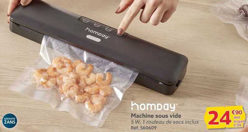 machine sous vide homday