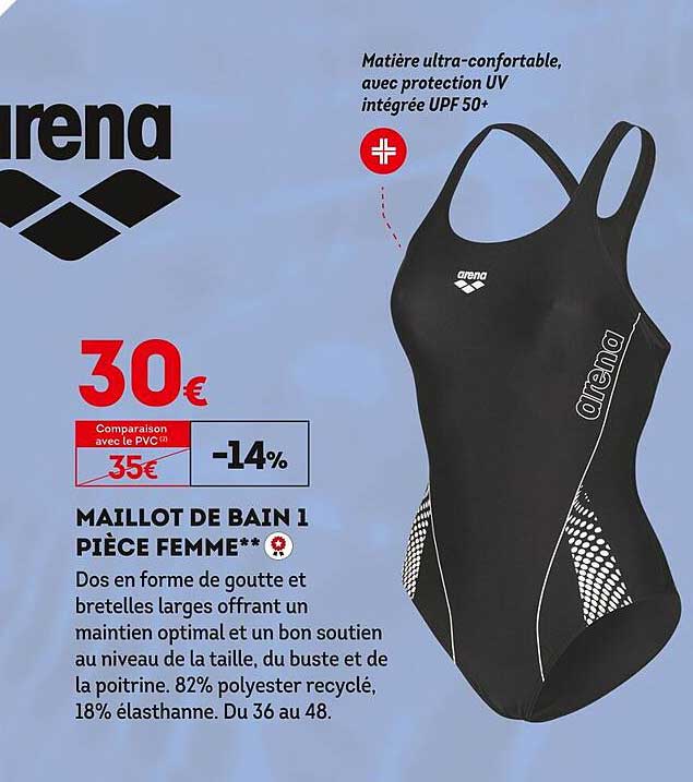 Maillot De Bain 1 Pièce Femme Arena