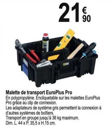 mallette de transport euroPlus pro