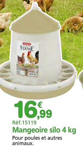 mangeoire silo 4 kg