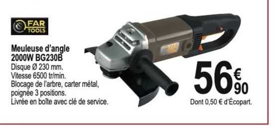 meuleuse d'angle 2000w bg230b far tools