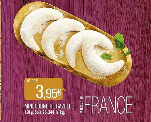 mini corne de gazelle