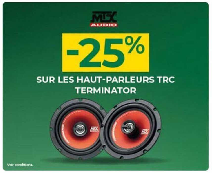 Mix Audio -25% Sur Les Haut-parleurs Trc Terminator