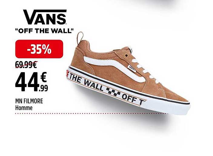 mn filmore homme vans "off the wall"