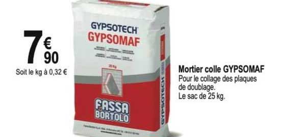 Mortier Colle Gypsomaf