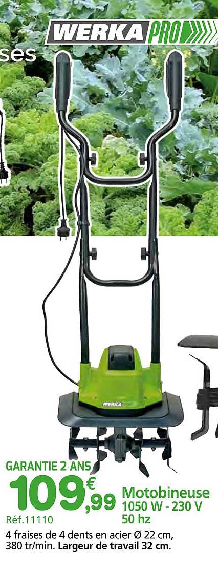 Motobineuse 1050 W - 230 V 50 Hz