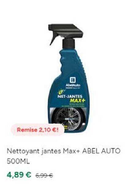 nettoyant jantes max+ abel auto