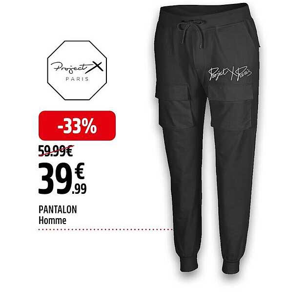 pantalon homme project x paris