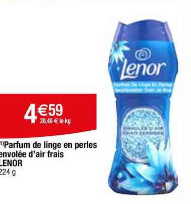Parfum De Linge En Perles Envolée D'air Frais Lenor