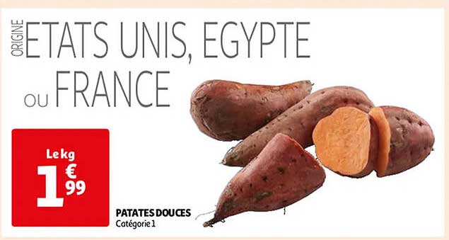 patates douces
