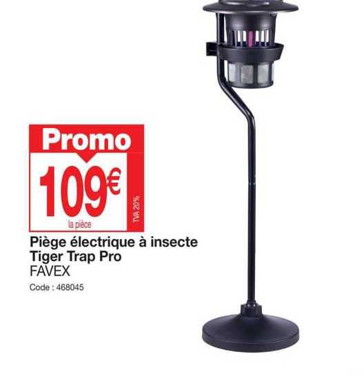 piège électrique à insecte tiger trap pro favex