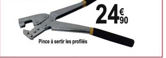 Pince à Sertir Les Profilés