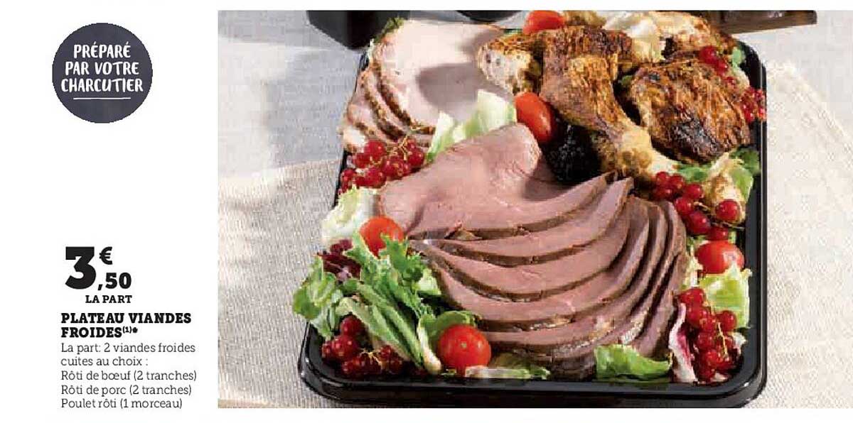 plateau viandes froides