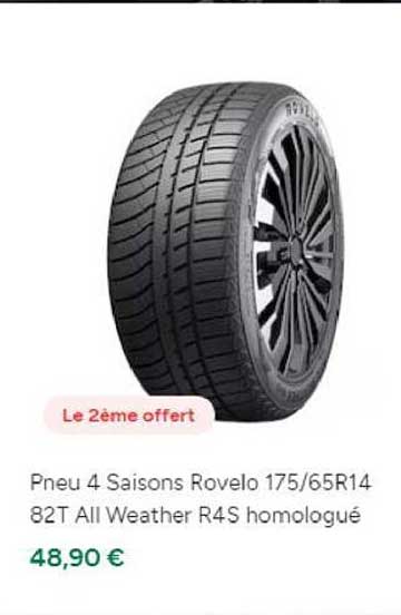 pneu 4 saisons rovelo 175/65R14
