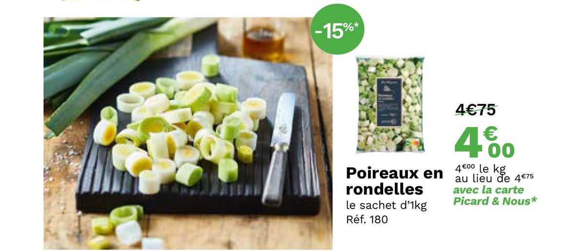 Poireaux En Rondelles