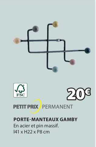 porte-manteaux gamby