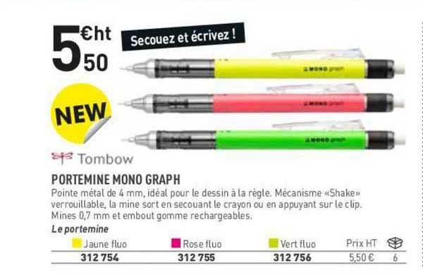 portemine mono graph tombow