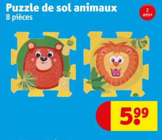 Puzzle De Sol Animaux