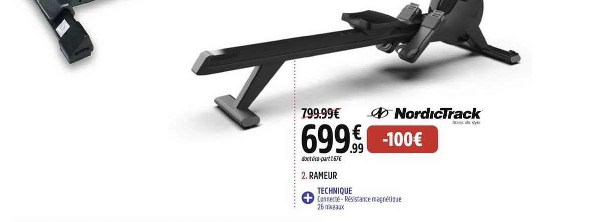 rameur nordicTrack