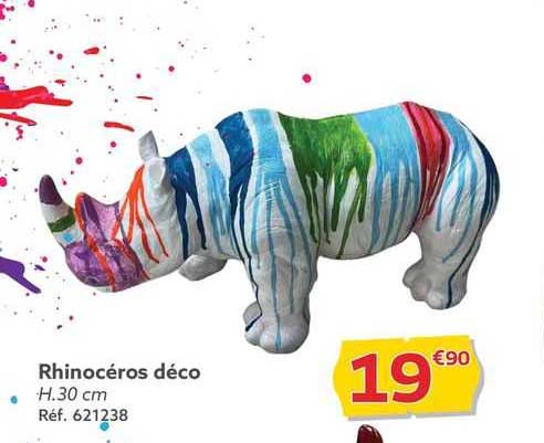 rhinocéros déco