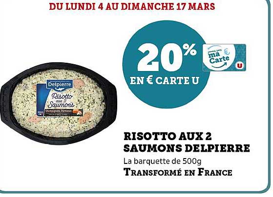 Risotto Aux 2 Saumons Delpierre