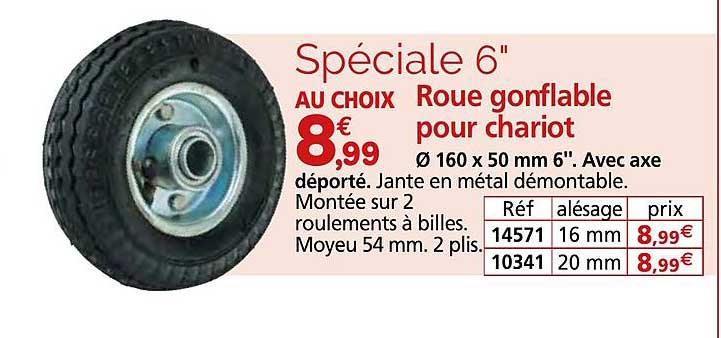 Roue Gonflable Pour Chariot