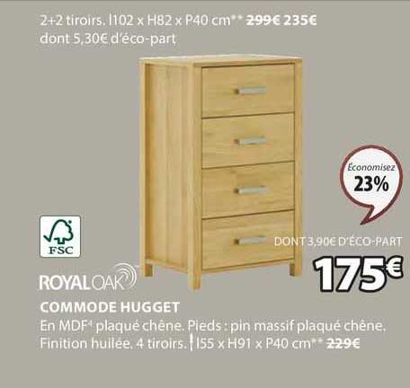 royaoak commode hugget