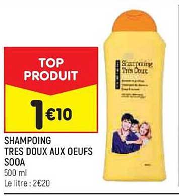 shampoing très doux aux œufs sooa