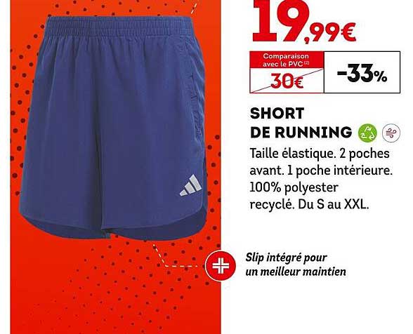 Short De Running Adidas